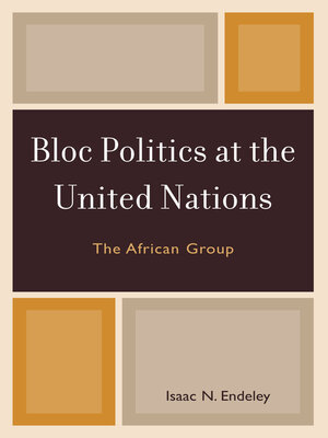cover image of Bloc Politics at the United Nations